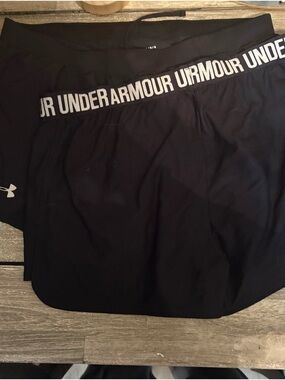 Under Armour Black Athletic Shorts, 2 Pairs